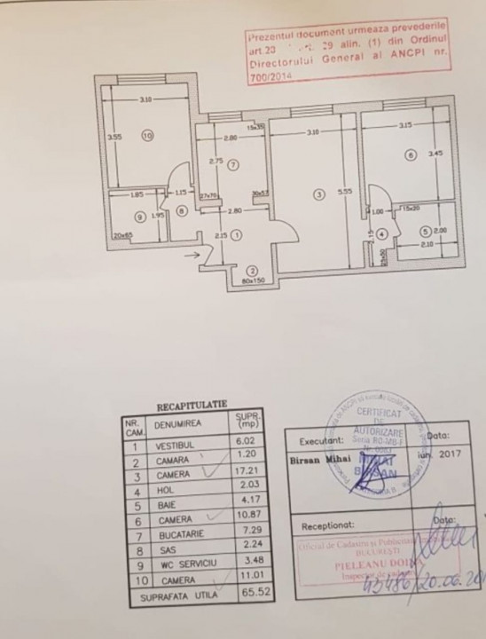 Apartament 3 camere RENOVAT Berceni 