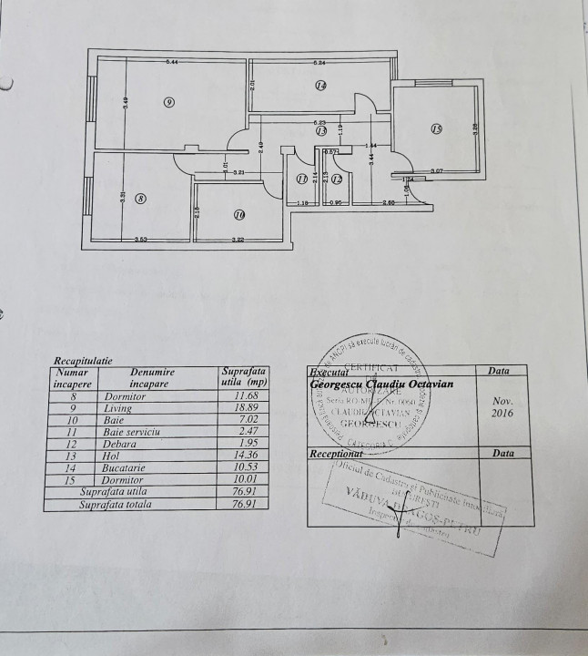 Apartament 3 camere bloc nou Soseaua Giurgiului