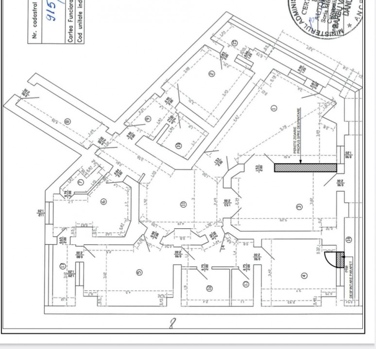 Apartament 4 camere vedere Bulevardul Unirii 