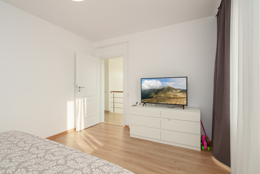 Vila moderna 3 camere complet mobilata curte prorpie Comuna Berceni