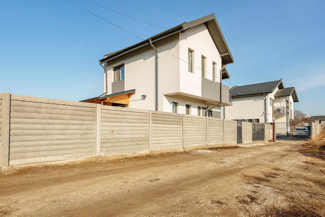 Vila moderna 3 camere complet mobilata curte prorpie Comuna Berceni