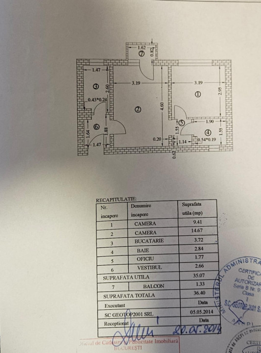 Apartament 2 Camere la Etajul 1 Piata Resita 