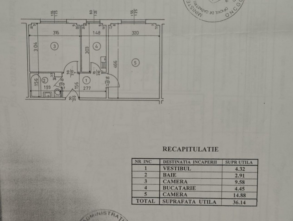 2 Camere Decomandat gata de mutat 